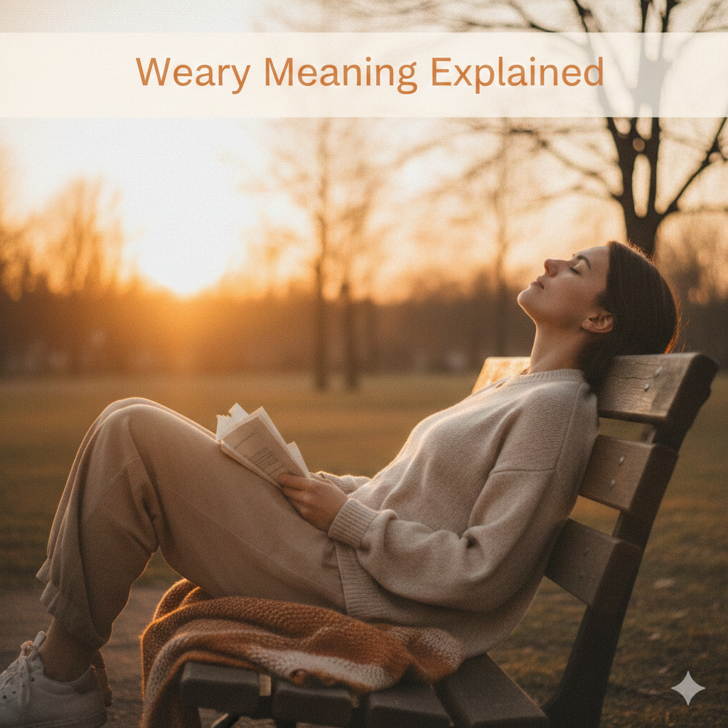 Weary Meaning