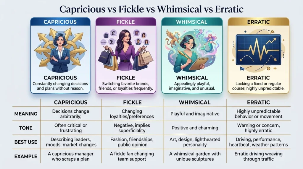 Capricious Meaning