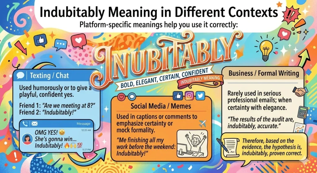  Indubitably Meaning
