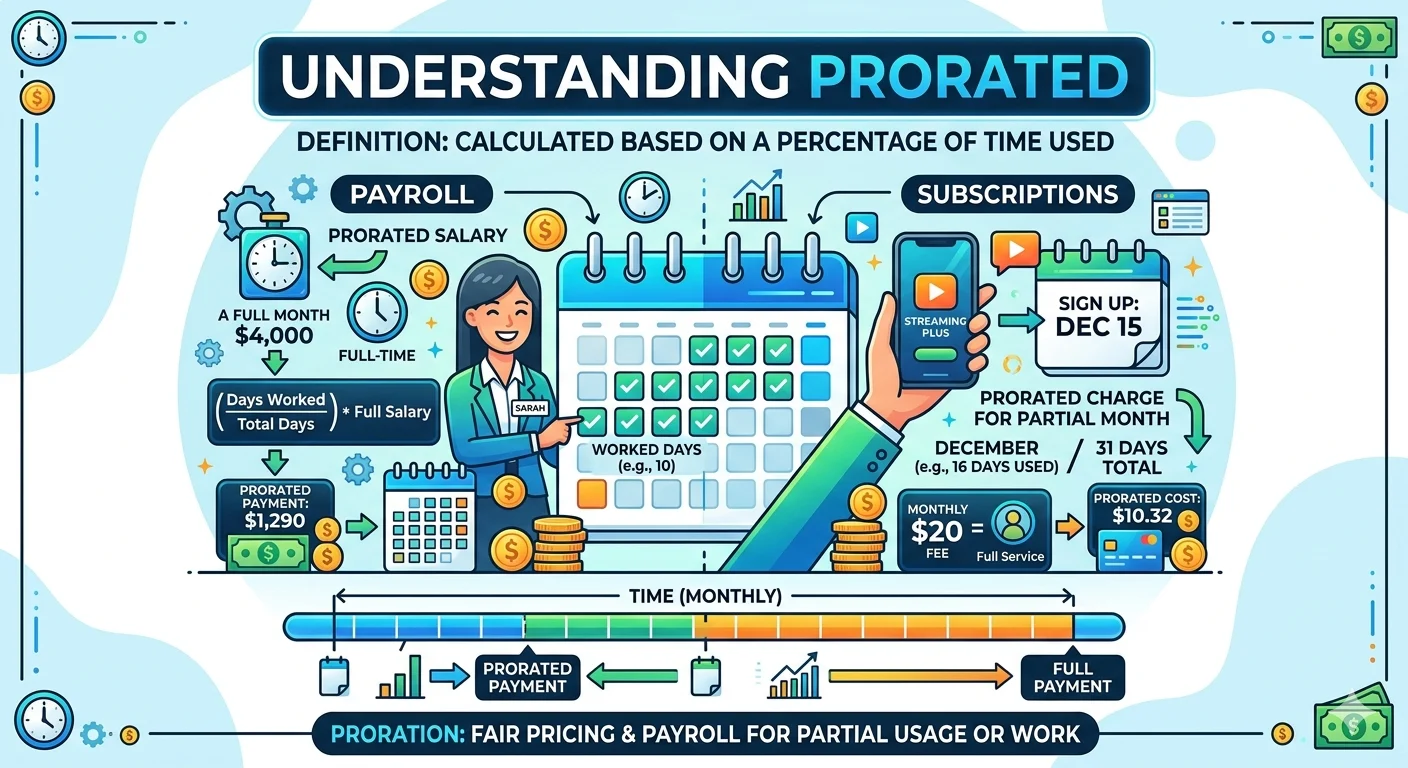 Prorated Meaning