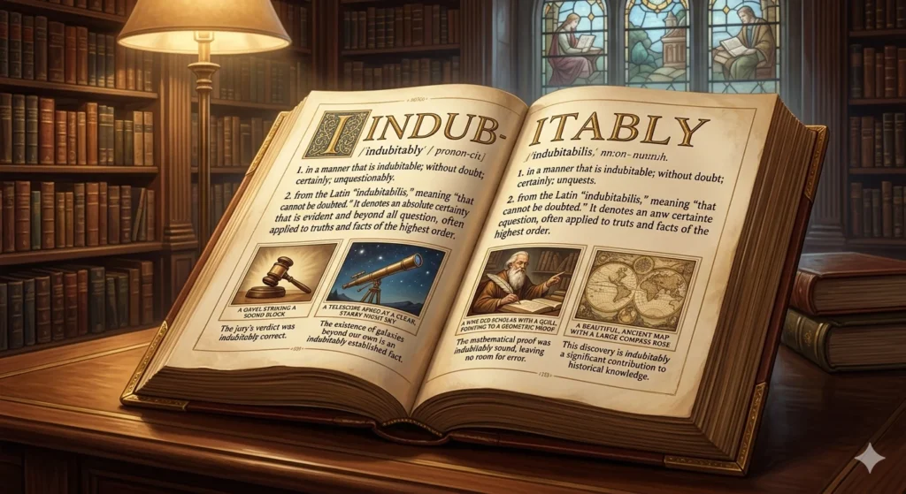 Indubitably Meaning