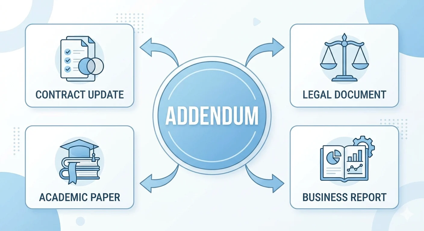 Addendum Meaning