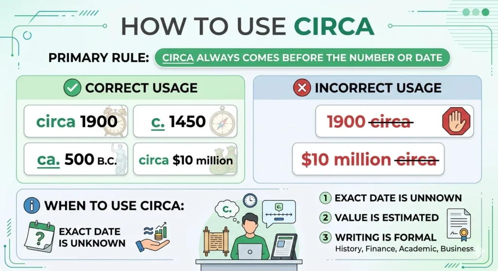 Circa Meaning