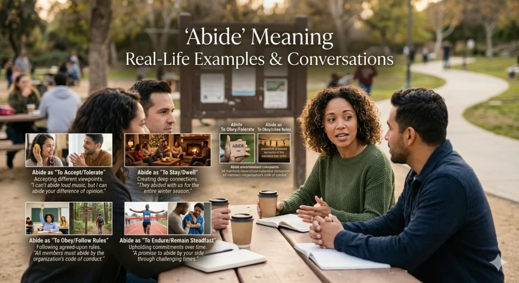 Abide Meaning