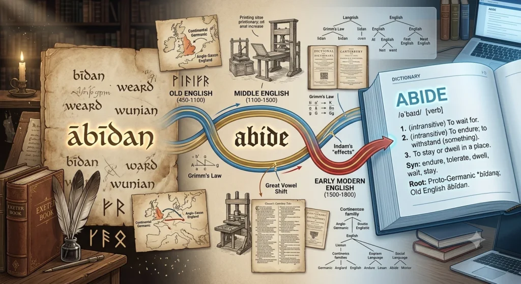 Abide Meaning