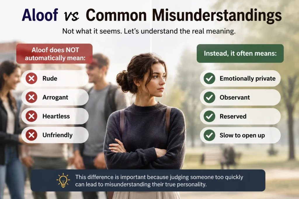 Aloof Meaning