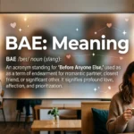 Bae Meaning