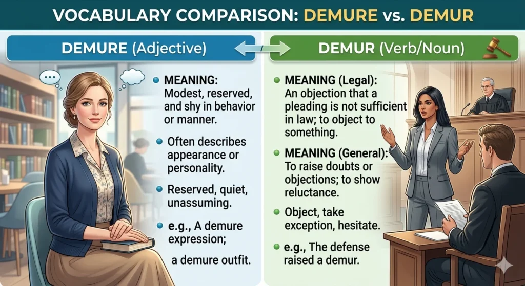 Demure Meaning
