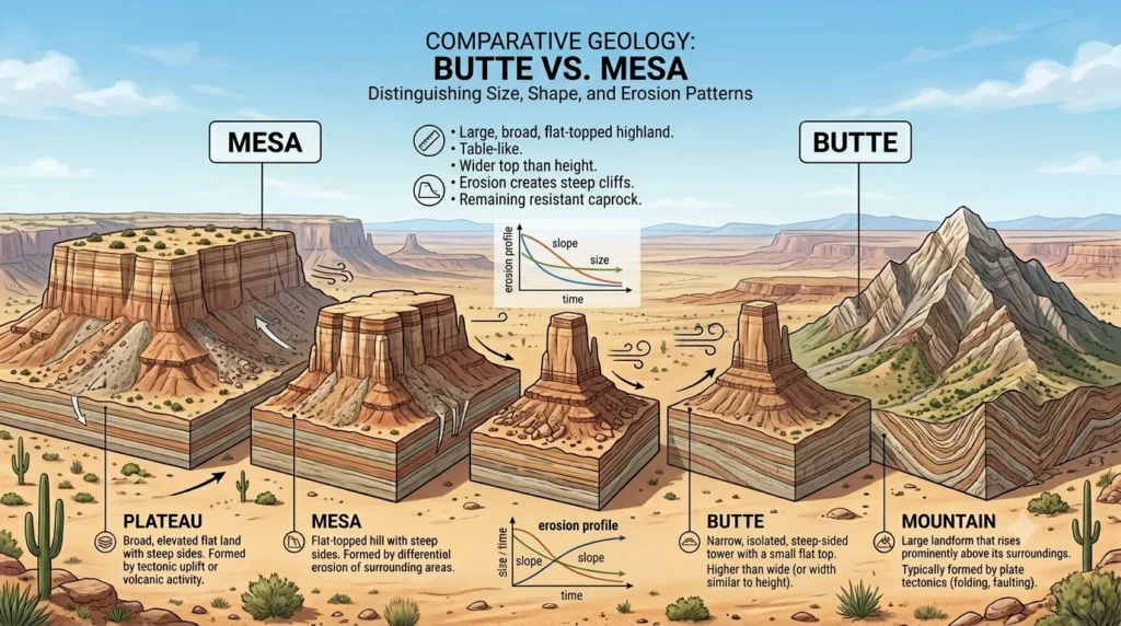 Butte Meaning