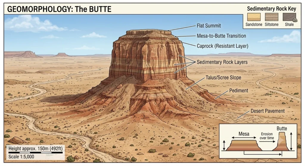 Butte Meaning