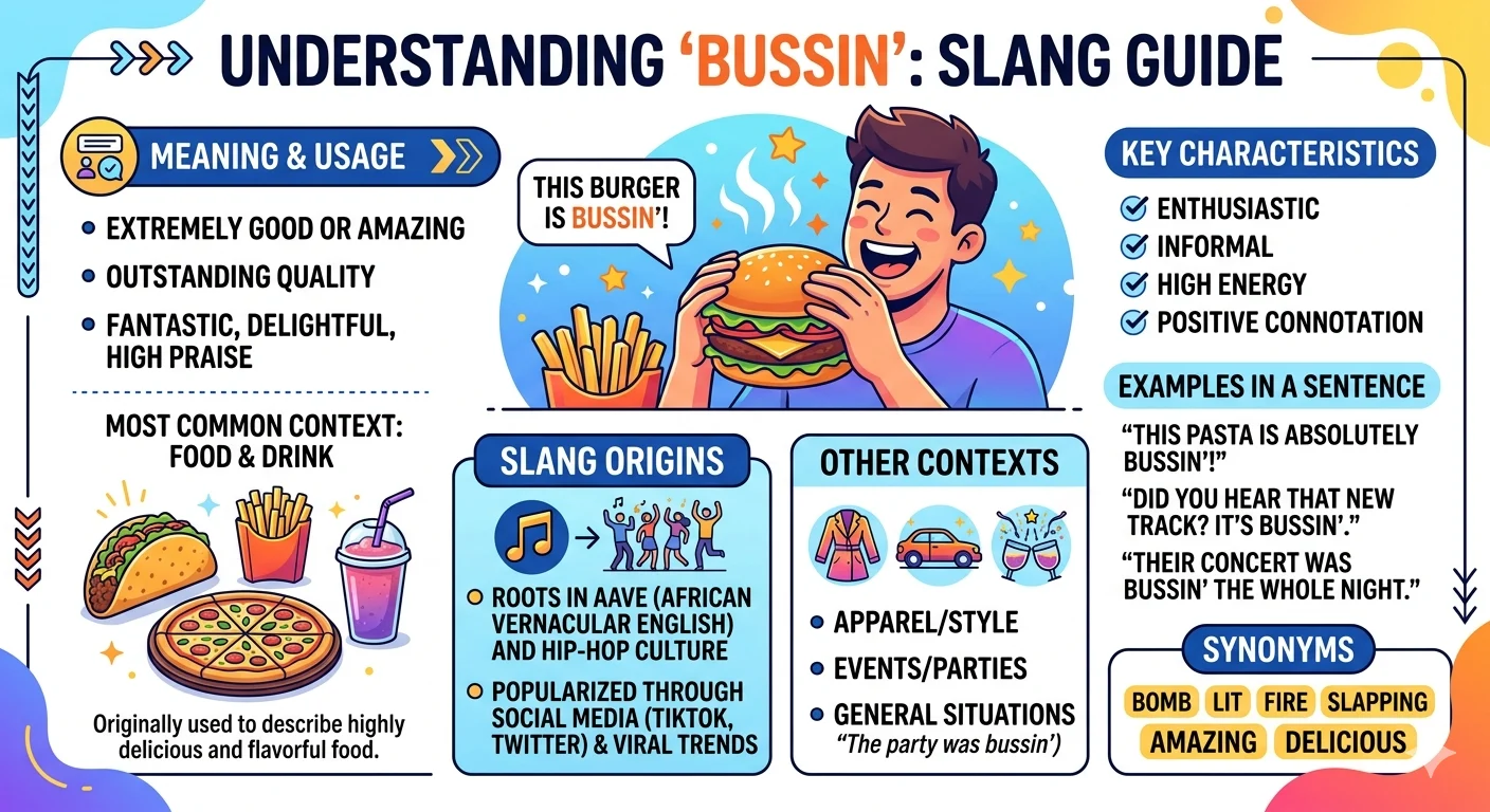 Bussin Meaning