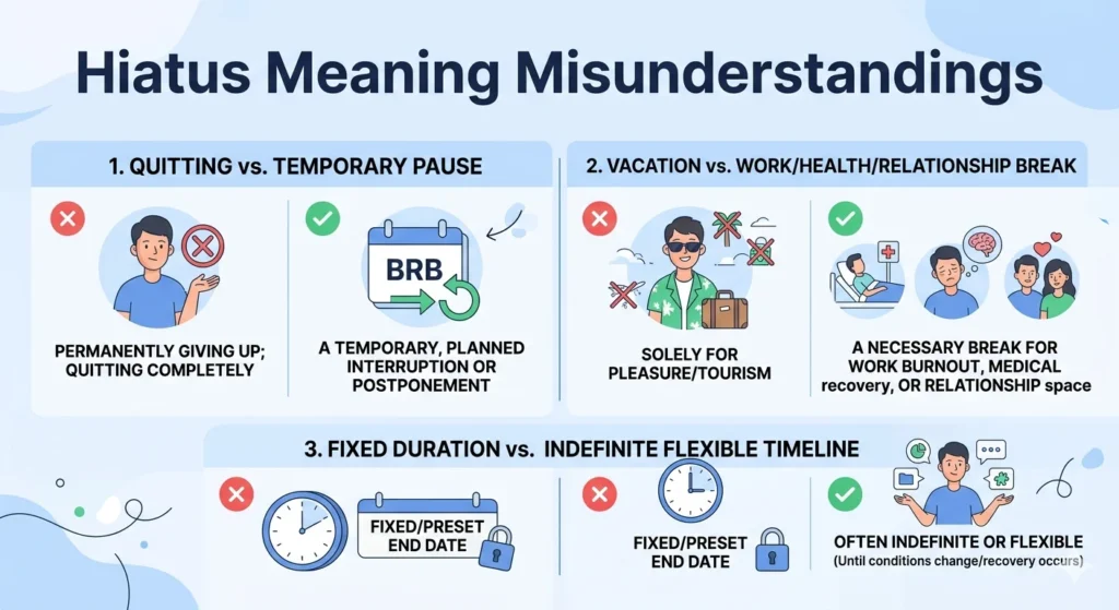 HIATUS MEANING